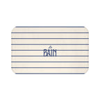 Le Bain Striped Bath Mat — French-Inspired Blue Stripe Bathroom Rug