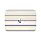 Le Bain Striped Bath Mat — French-Inspired Blue Stripe Bathroom Rug