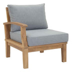 Patio Elegance Outdoor Lounge Set - Marina 9-Piece Teak Collection by Modway