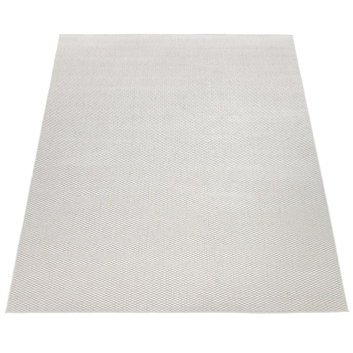 Solid Outdoor Rug for Patio or Balcony weatherproof in Mottled Cream